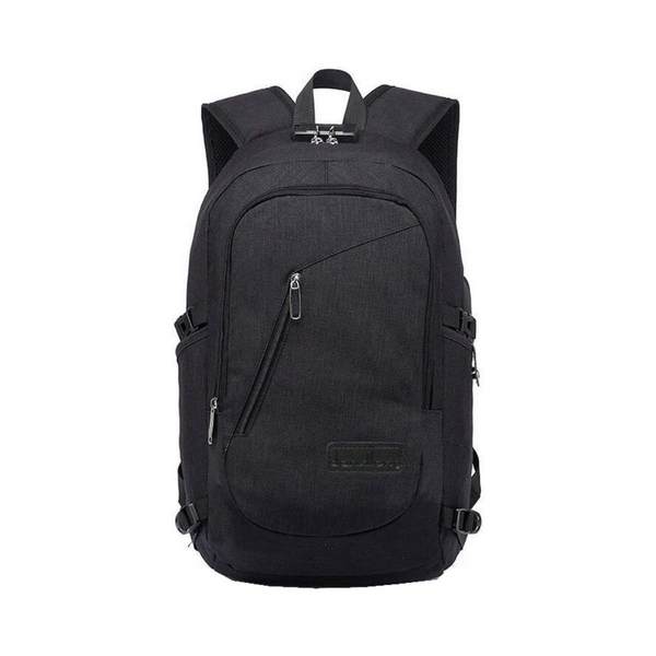 Mochila Antirrobo 30 LT Cable USB Negro