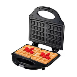 Maquina Plancha Wafles Eléctrica Negro