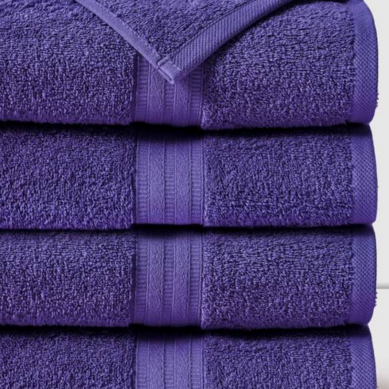 Toallas Baño 100% Algodón 450 GR Morado Cannon 70x140 CM