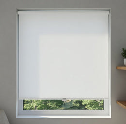 Cortina Roller Blackout Gris Diseño Jaspeado 120x120 CM