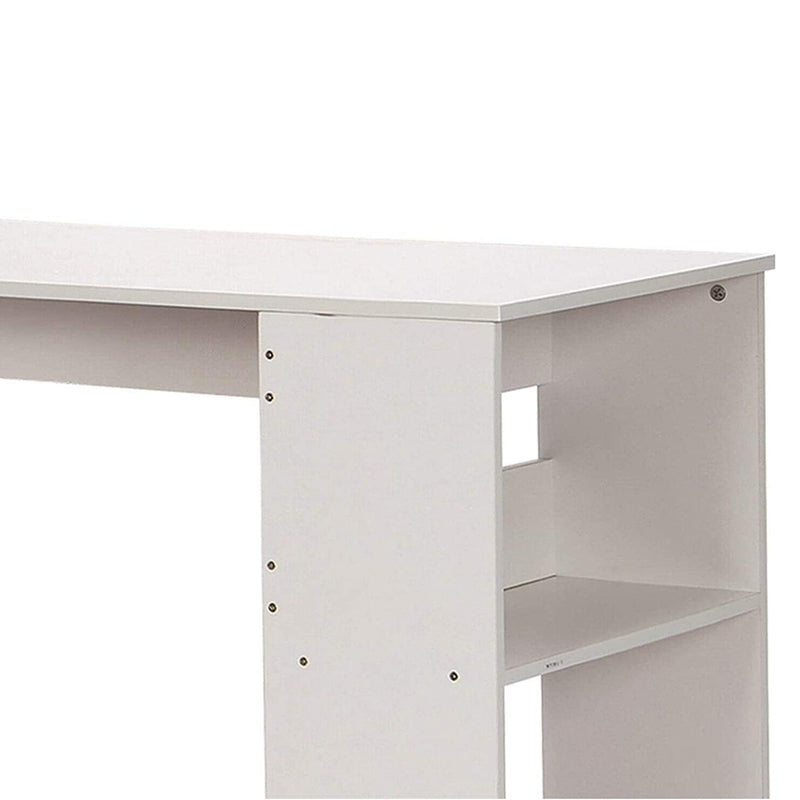 Escritorio Mesa Librero Blanco MDF Hogar 120X48X120 CM