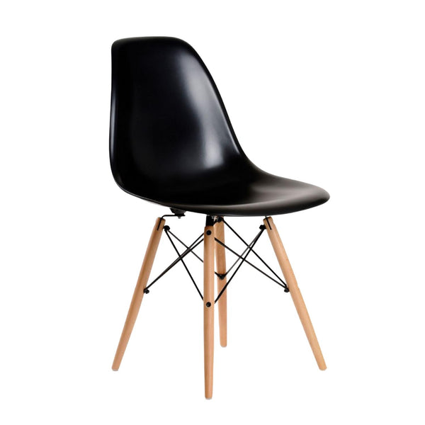 Silla Eames Hogar Comedor Negro