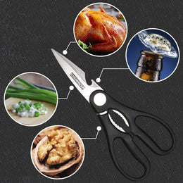 Set Cuchillo Acero Inoxidable 6 Piezas Antibacterial Negro