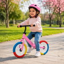 Bicicleta Equilibrio Sin Pedales Infantil Aprendizaje Rosada