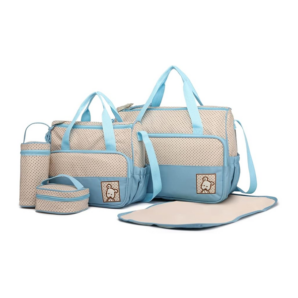 Bolso Maternal Cuidado Infantil Bebés PPM Azul