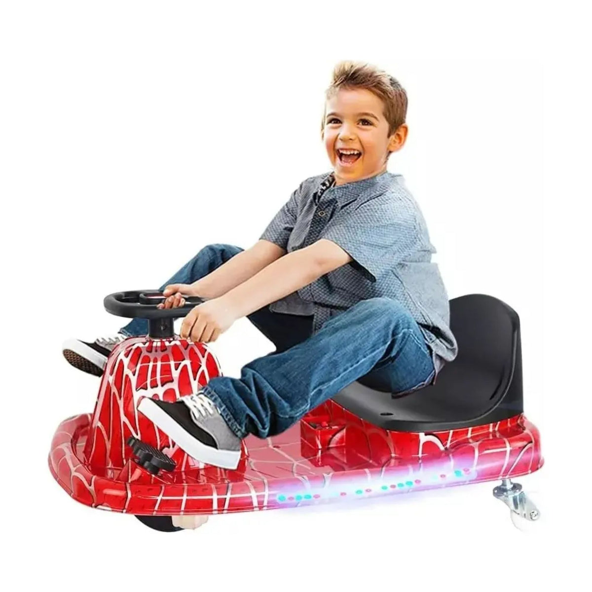 Scooter Eléctrico Drift Patineta Hoverkart Infantil 13 Km/H Rojo