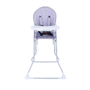 Silla Comer Bebe Plegable 102x48x71 CM Gris