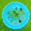 Piscina Alfombra Infantil Regadera Agua 150 CM Azul