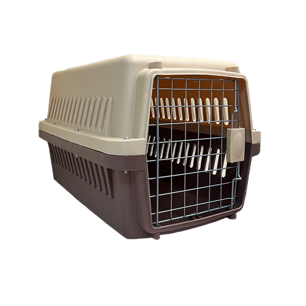 Canil Transportadora Mascota Gatos Perros 48x28x30 CM Café