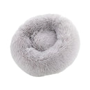 Cama Peluda Mascota Ultrasuave Gato Perro 70x70 CM Gris