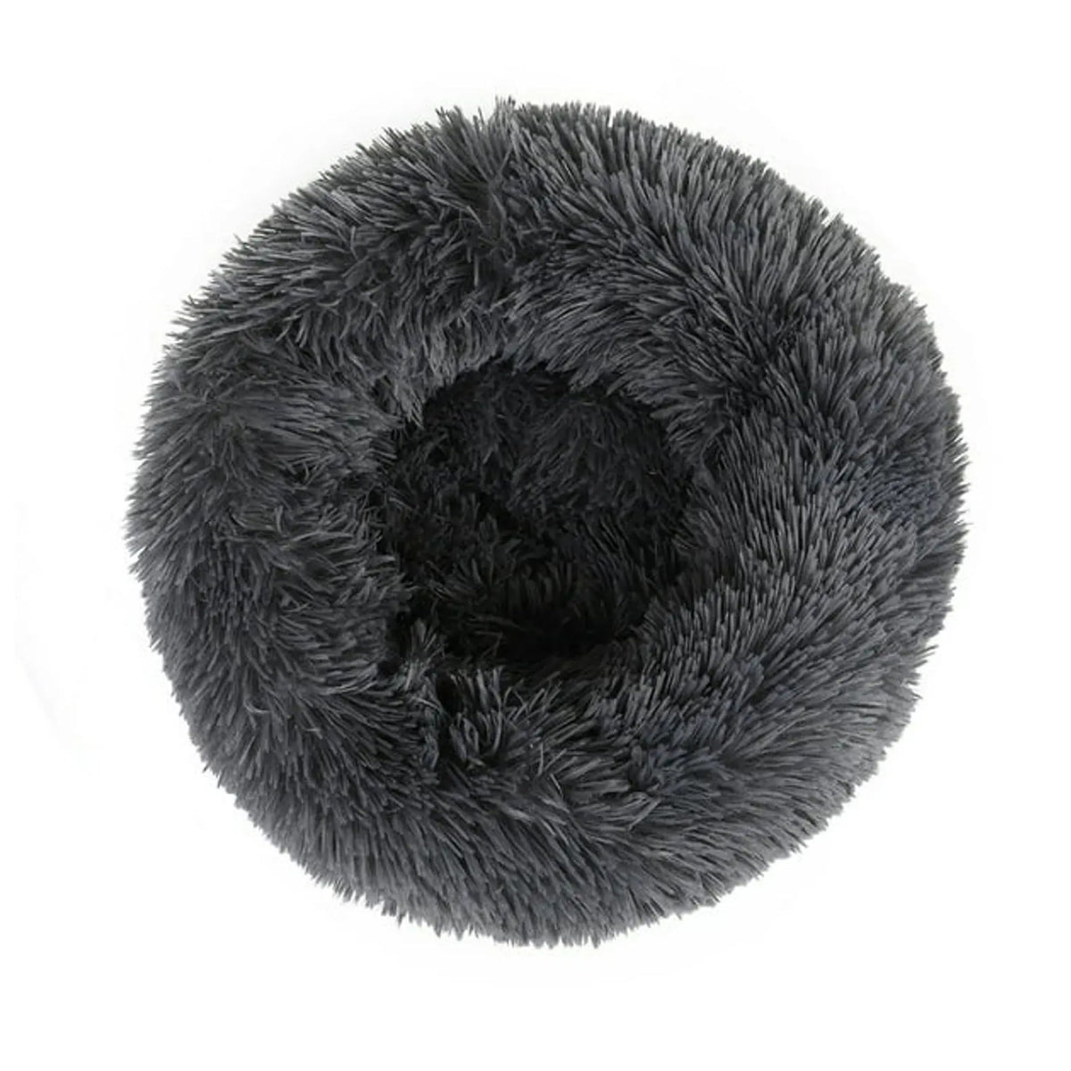 Cama Peluda Mascota Ultrasuave Gato Perro 70x70 CM Negro