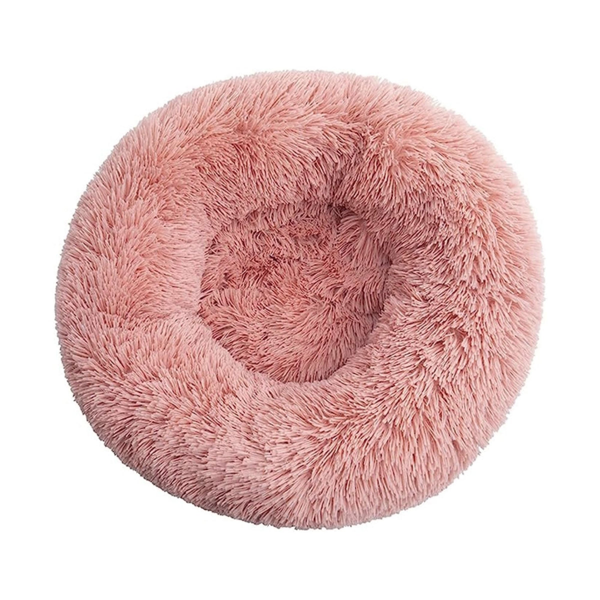 Cama Peluda Mascota Ultra suave Gato Perro 50x8x50 CM Rosa