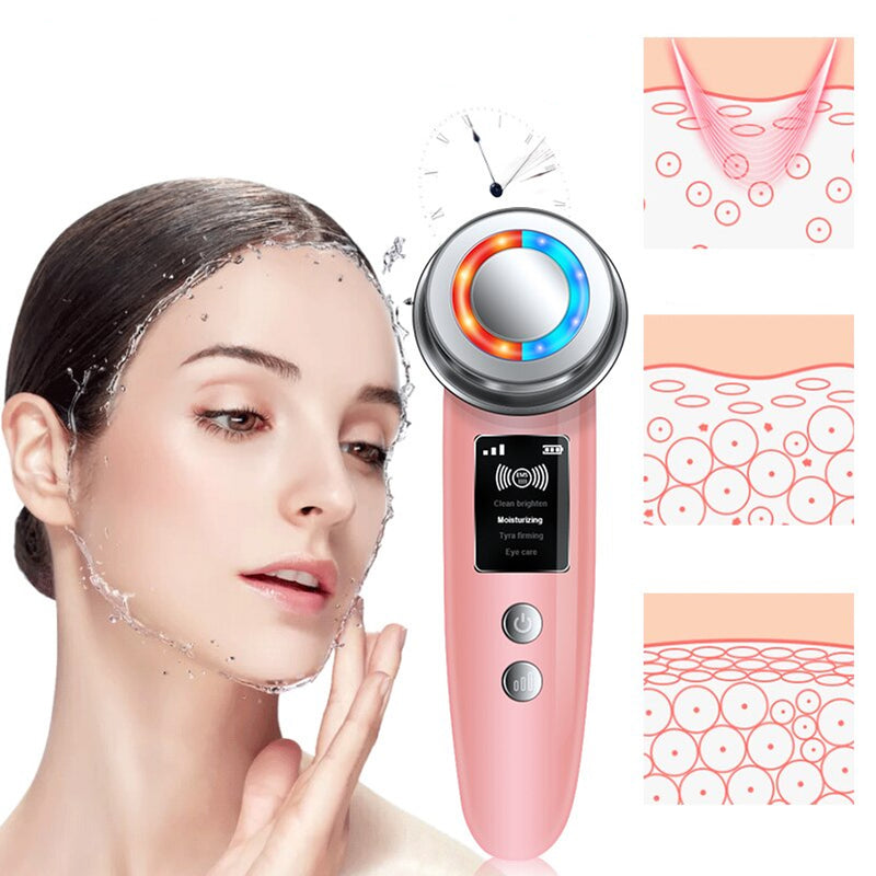 Radiofrecuencia Facial Anti-Envejecimiento Masajeador LED