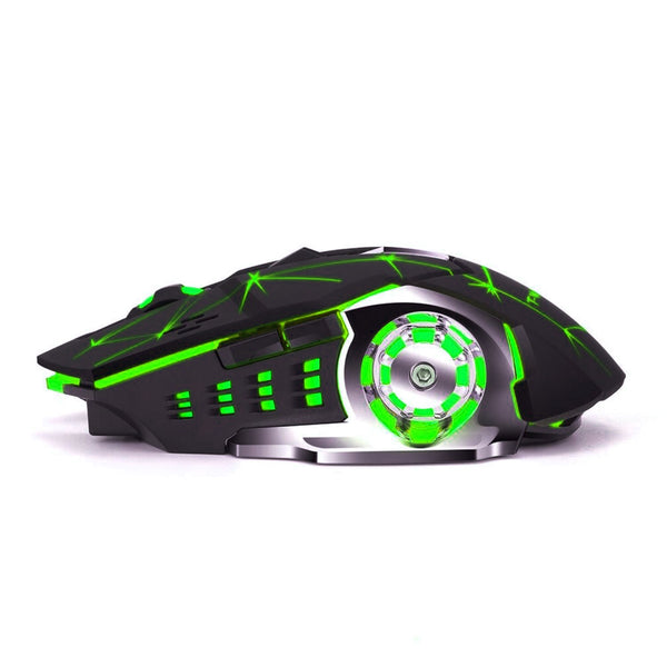 Mouse Gamer Profesional Inalámbrico Iluminación