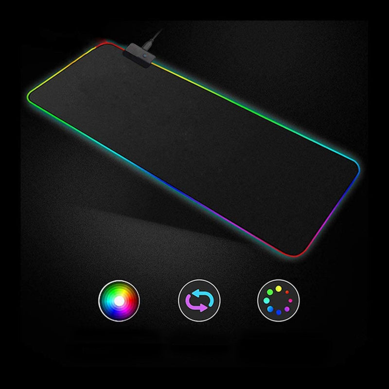 Mouse Pad Gamer Notebook Luz RGB 80 x 30 CM