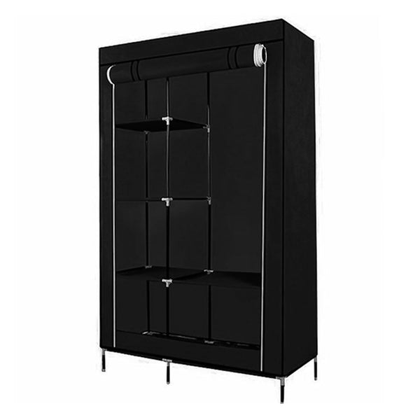 Closet Organizador Armable Tela 2 Cuerpos Negro 105x45x175 CM