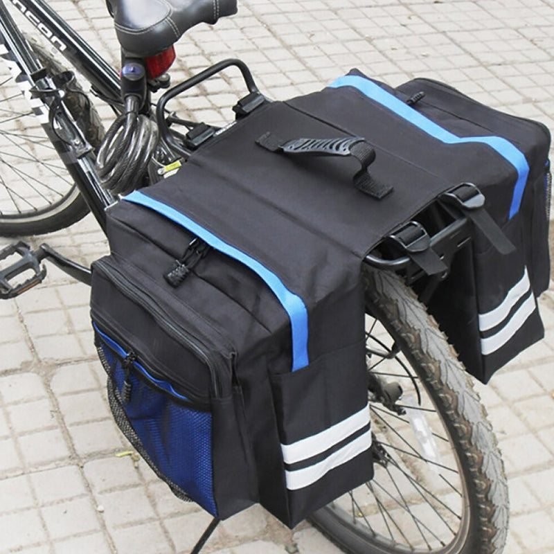 Bolso Bicicleta Organizador Tela 70x30x12 CM Azul