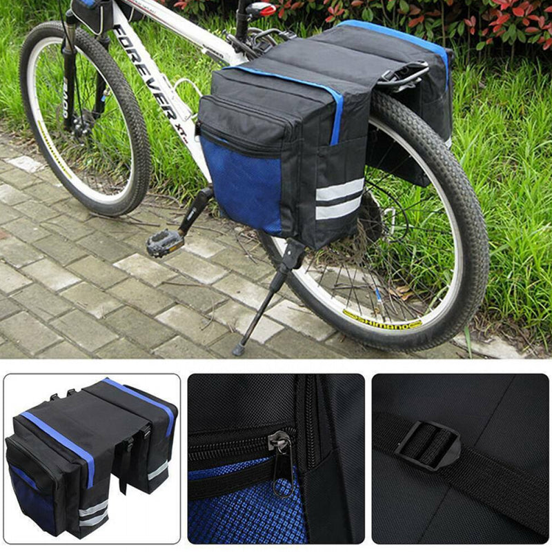 Bolso Bicicleta Organizador Tela 70x30x12 CM Azul