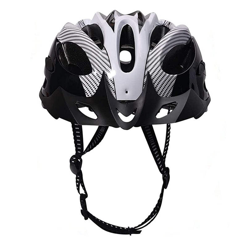 Casco Blanco Bicicleta Profesional Full Seguridad Luz