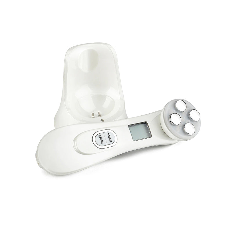 Radiofrecuencia Facial Masoterapia LED Luz EMS Masajeador 6 en 1