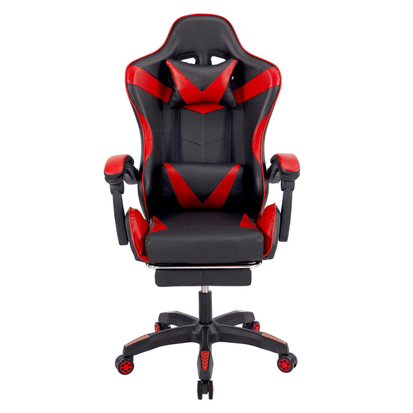 Silla Gamer Oficina Ajustable Reclinable Roja