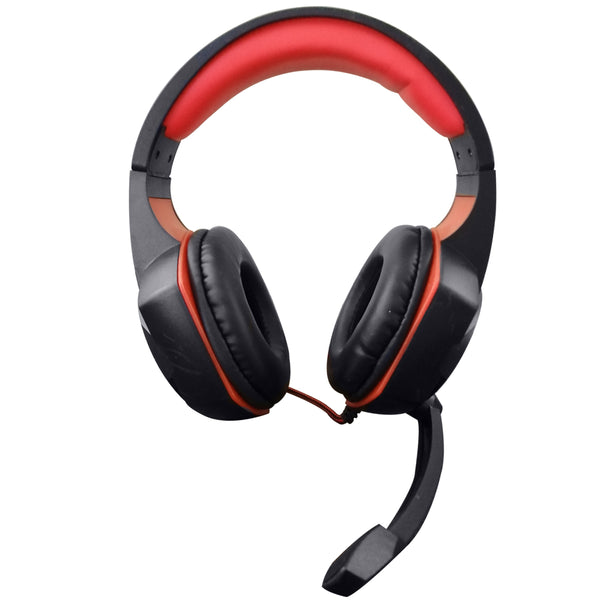 Audífono Gamer Micrófono 3.5 MM Rojo