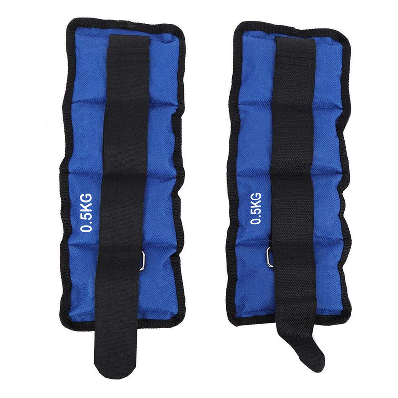 Pesas Deportivas Tobillos Muñeca 1 KG Azul