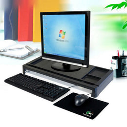 Mesa Organizador Escritorio Base Monitor Negro