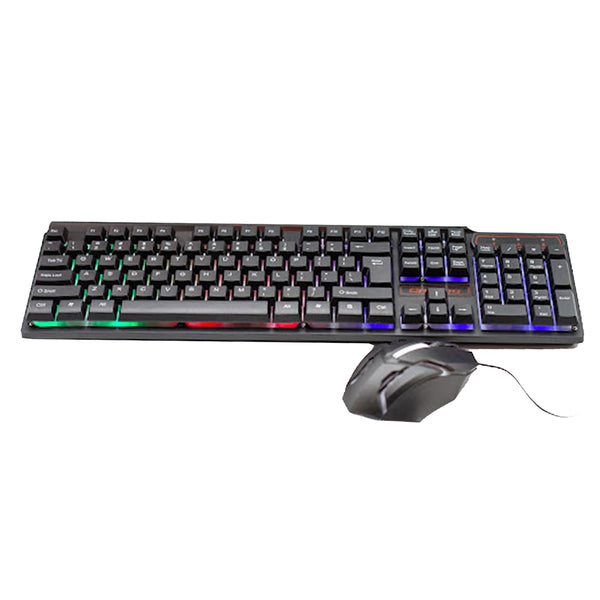 Kit Gamer Teclado + Mouse RGB Retroiluminado