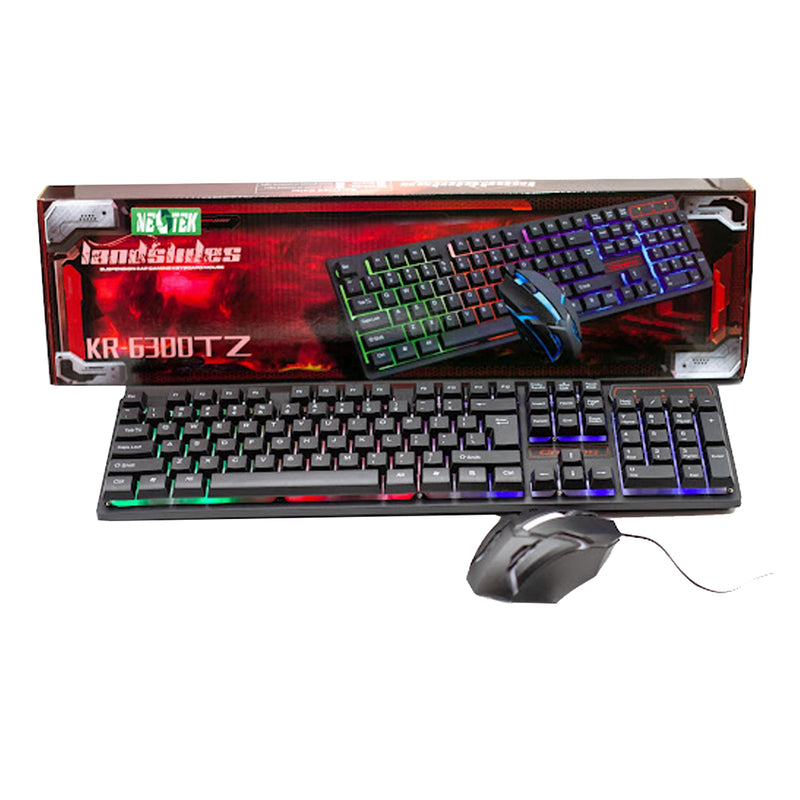 Kit Gamer Teclado + Mouse RGB Retroiluminado