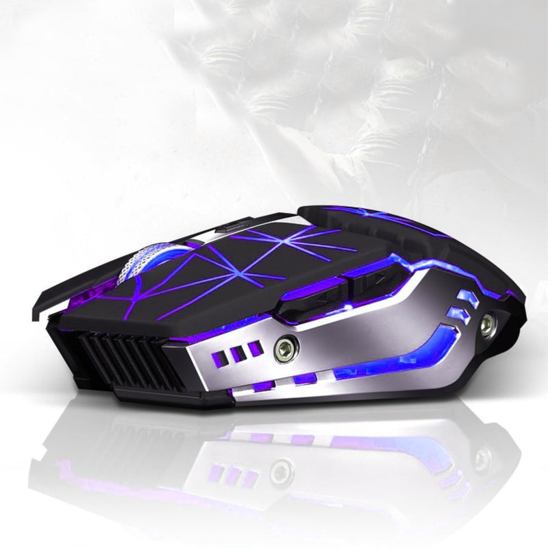 Mouse Gamer PROF Inalámbrico Q15 Iluminación