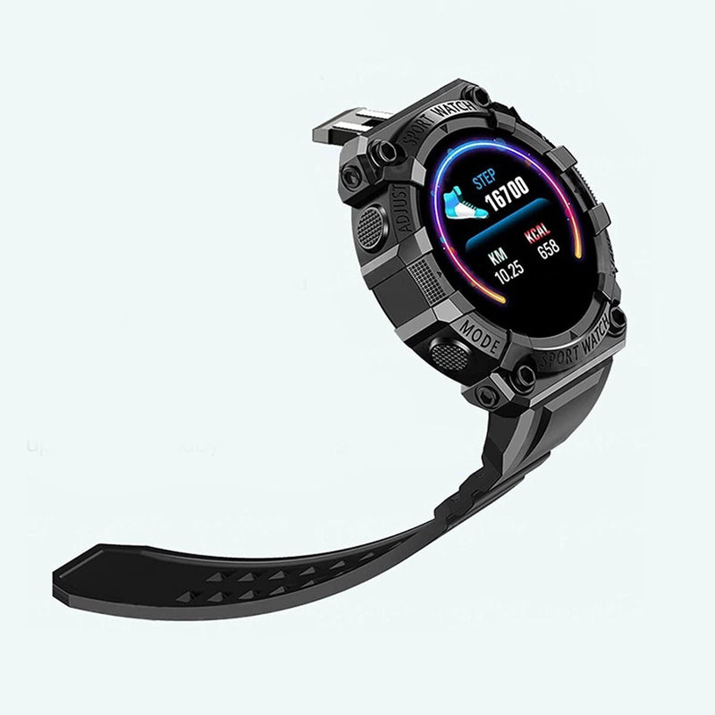 Reloj Smart Band Carga USB Deportivo Negro