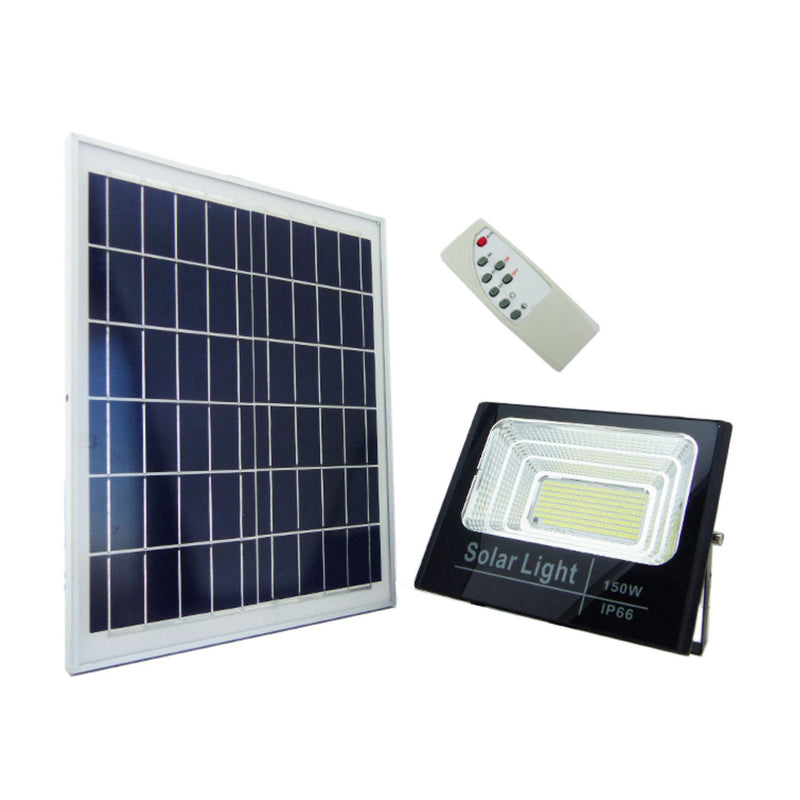 Foco Solar 300 LED 150 Watt Panel Solar Control Remoto