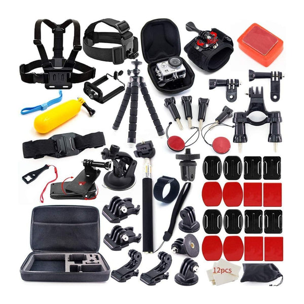 Kit 54 Accesorios Cámara Deportiva GoPro Estuche