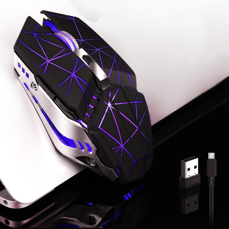 Mouse Gamer PROF Inalámbrico Q15 Iluminación