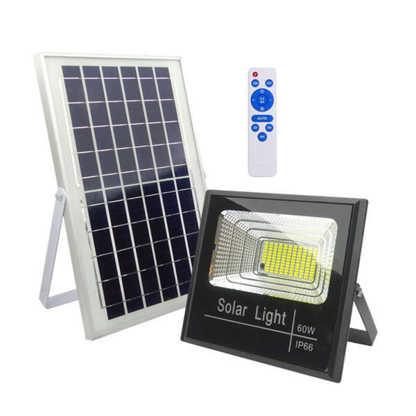 Foco Solar 112 LED 60 Watt Panel Solar Control Remoto