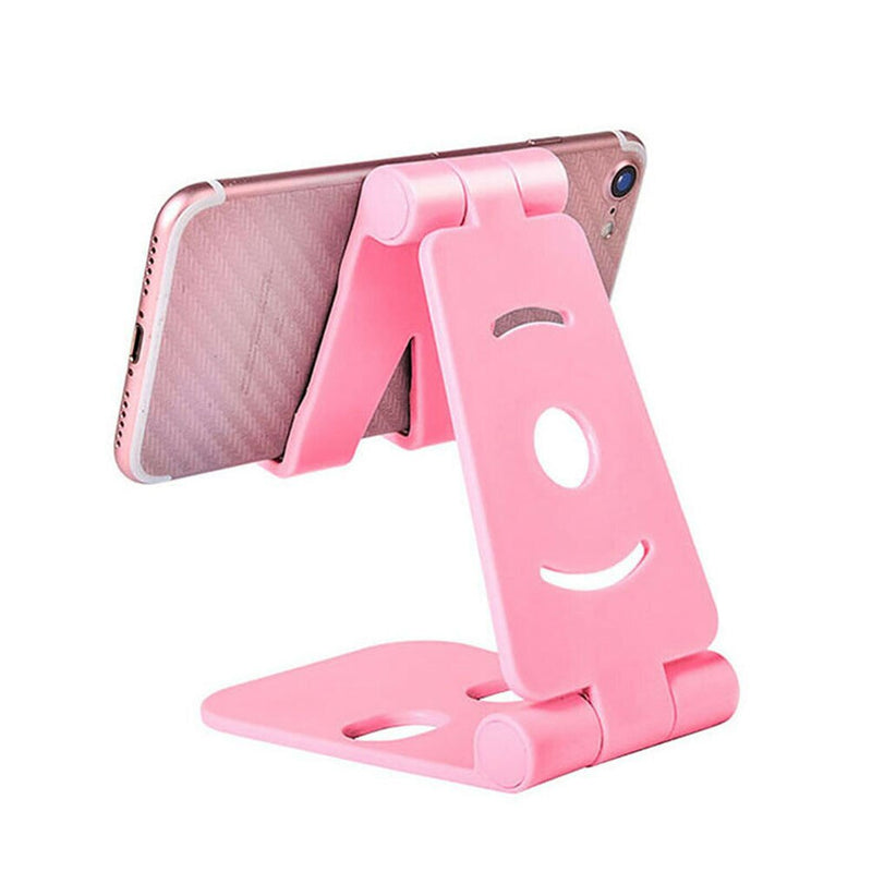 Soporte Celular Tablet Escritorio Mesa Rosado