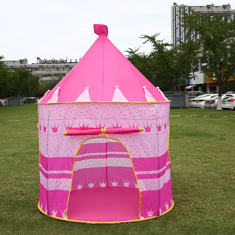 Carpa Castillo Infantil Hogar 150x135 CM Rosada