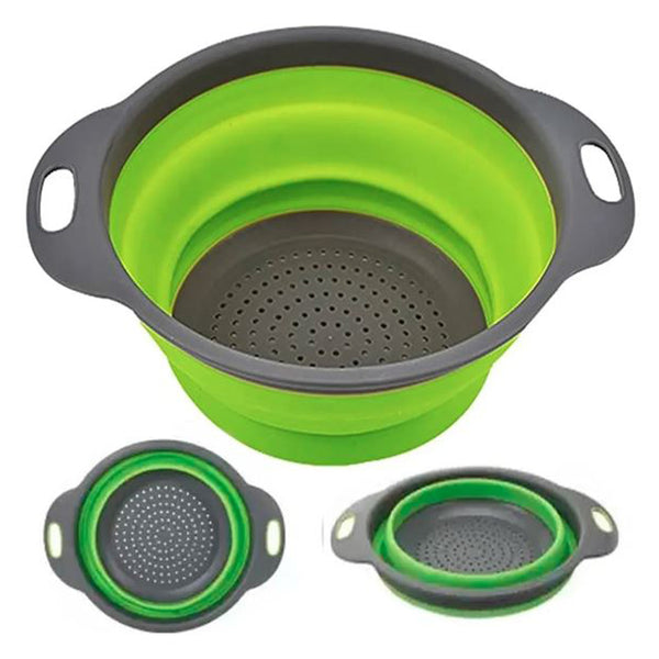 Pack 2 Coladores Escurridor Cocina Verde