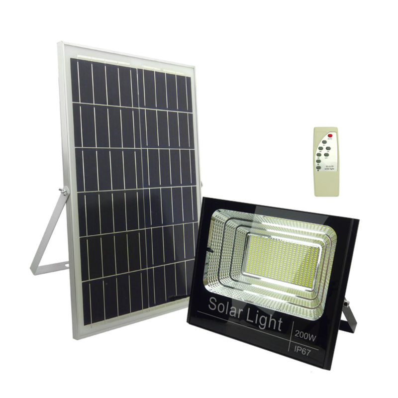 Foco Solar 397 LED 200 Watt Panel Solar Control Remoto