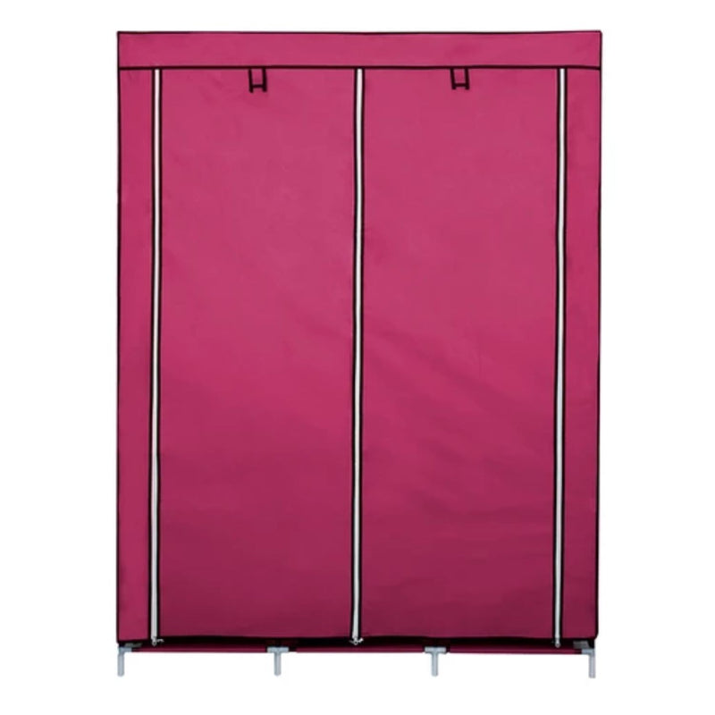 Closet Organizador Armable Tela Red Wine 3 Cuerpos 130x45x175 CM