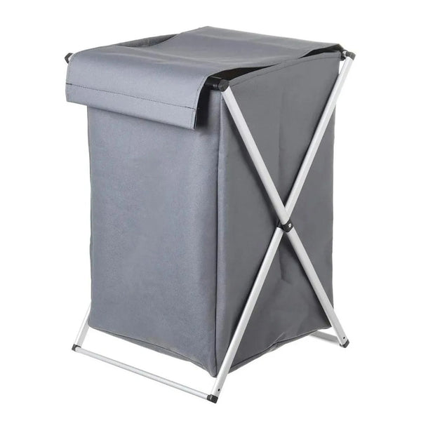 Canasto Cesta Organizador Ropa Plegable XL Gris