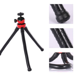 Kit Streaming Smartphone Trípode Flexible Luz Micrófono Control Remoto