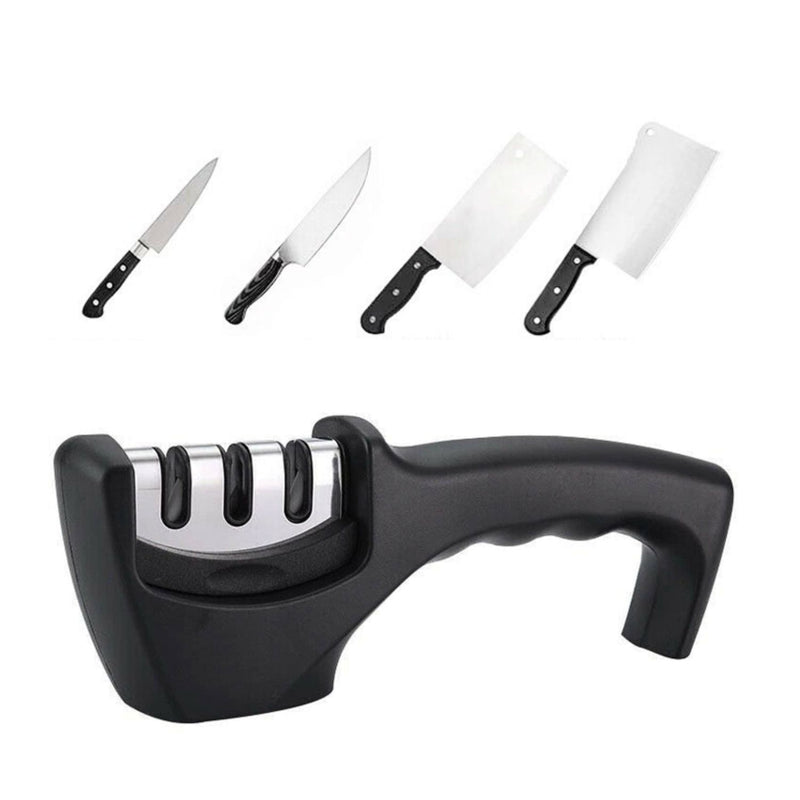 Afilador Cuchillos Cocina Knife Sharpener 3 Medidas