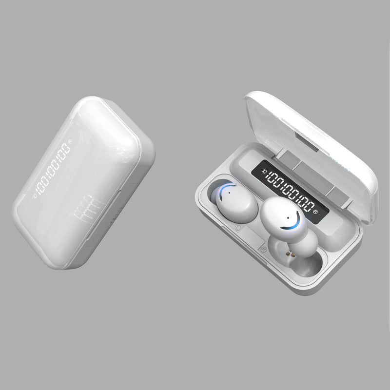 Audífonos True Wireless Bluetooth Indicador Blanco