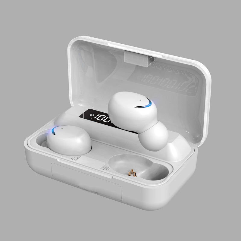 Audífonos True Wireless Bluetooth Indicador Blanco