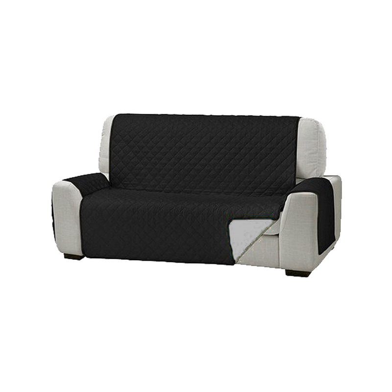 Funda Cobertor Protector Sofá Sillón 3 Cuerpos Negro