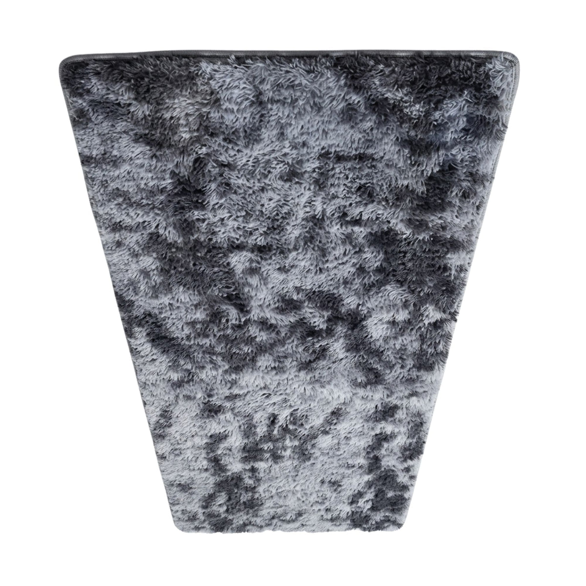 Alfombra Bajada Cama Peluda Super Suave Plomo Oscuro