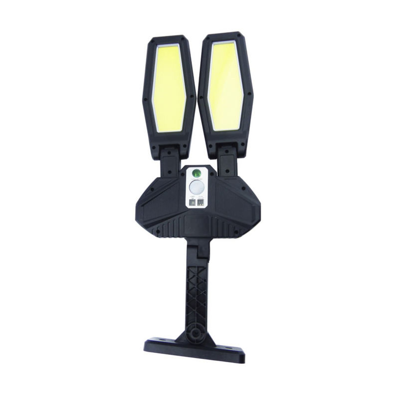 Foco Solar Brazo Doble 202 LED COB Control