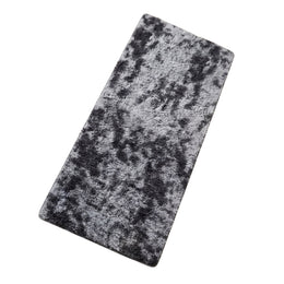 Alfombra Bajada Cama Peluda Super Suave Plomo Oscuro